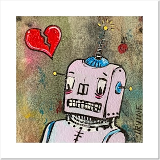 Heart Broken Bot Posters and Art